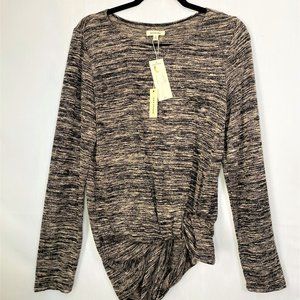 NEW MAX STUDIO BROWNISH LONG SLEEVE SWEATER SIZE L